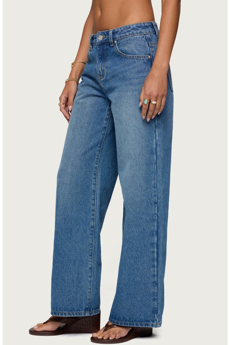 Ery Wide Leg Jeans, Alternate, color, BLUE