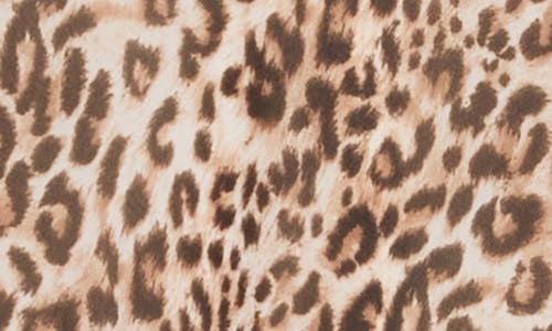 WAYF WAYF LEOPARD PRINT SLIP SKIRT 