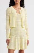 LoveShackFancy Brigette Pointelle Cardigan