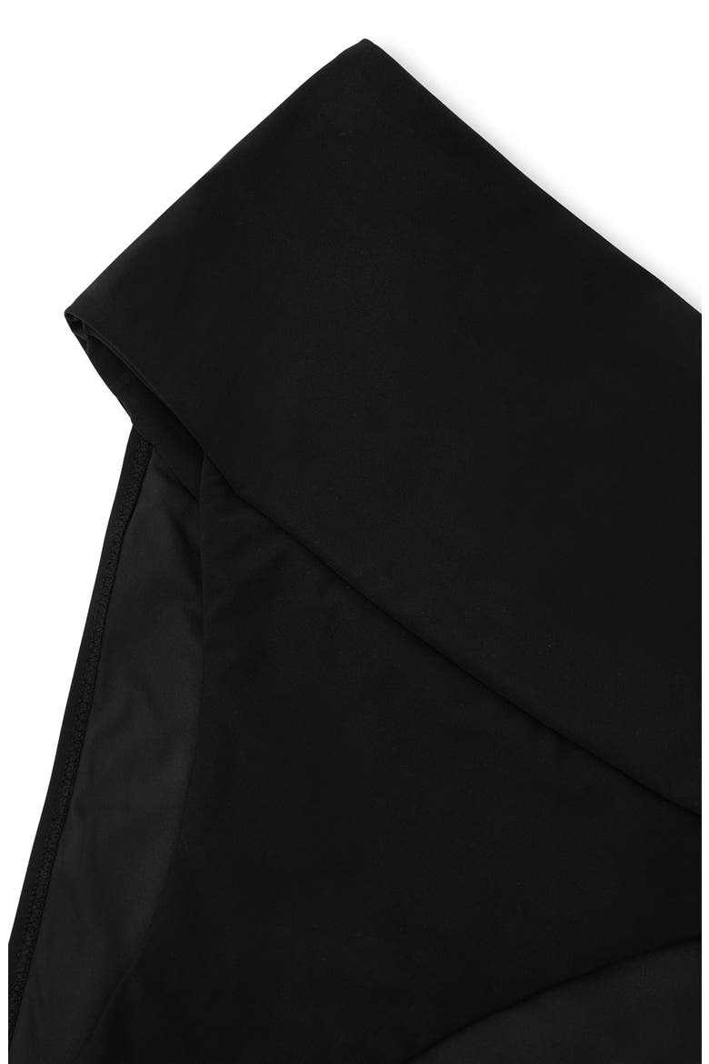 Alba High Waist Bikini Bottoms, Alternate, color, BLACK