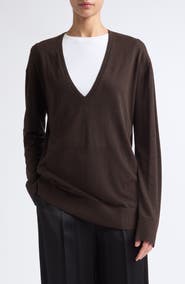 TOTEME V-Neck Knit Top