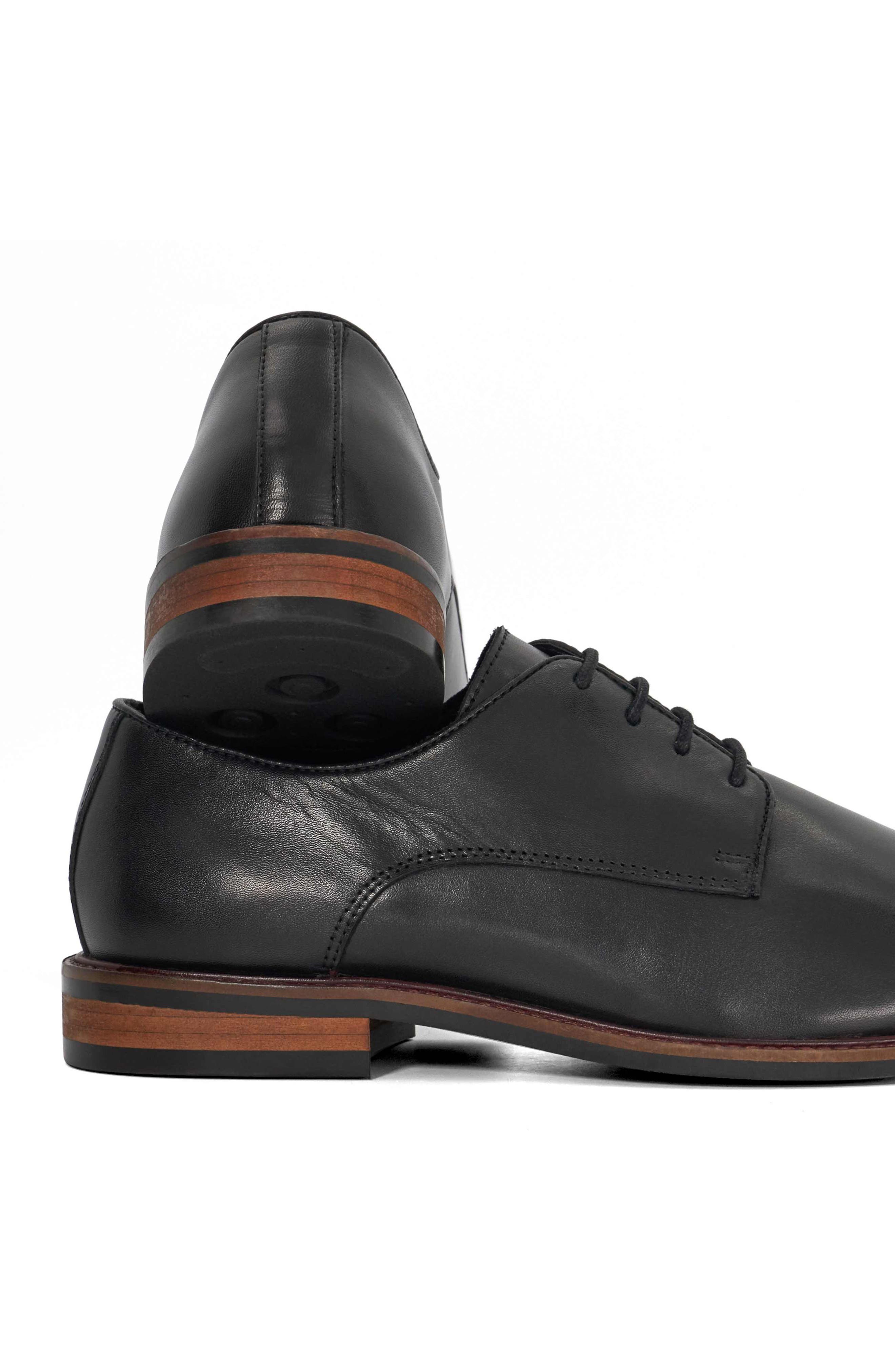 Dune London Sethel Plain Toe Derby, Alternate, color, Black