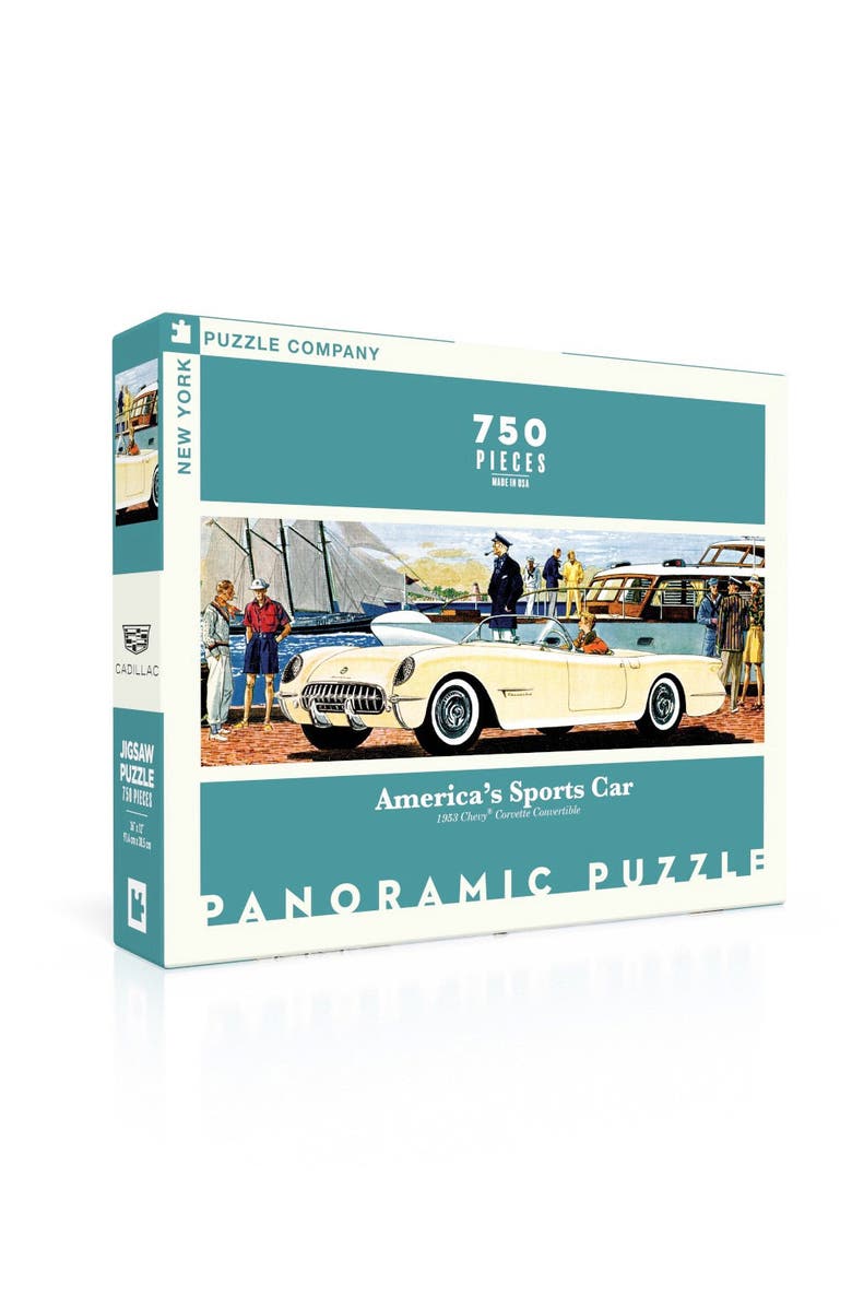 NEW YORK PUZZLE COMPANY America's Sports Car 750 Piece Puzzle, Alternate, color, NO COLOR