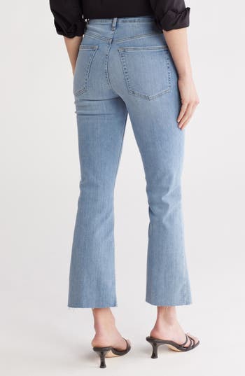 FRAME FRAME RAW CROP MINI BOOTCUT JEANS