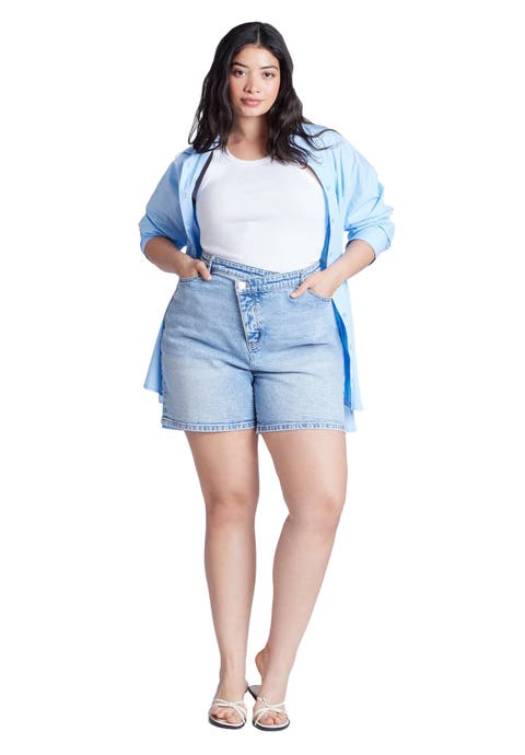Overlap Waistband Shorts (Plus Available)