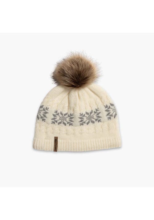 Turtle Fur Leira Wool Pom Beanie In Neutral
