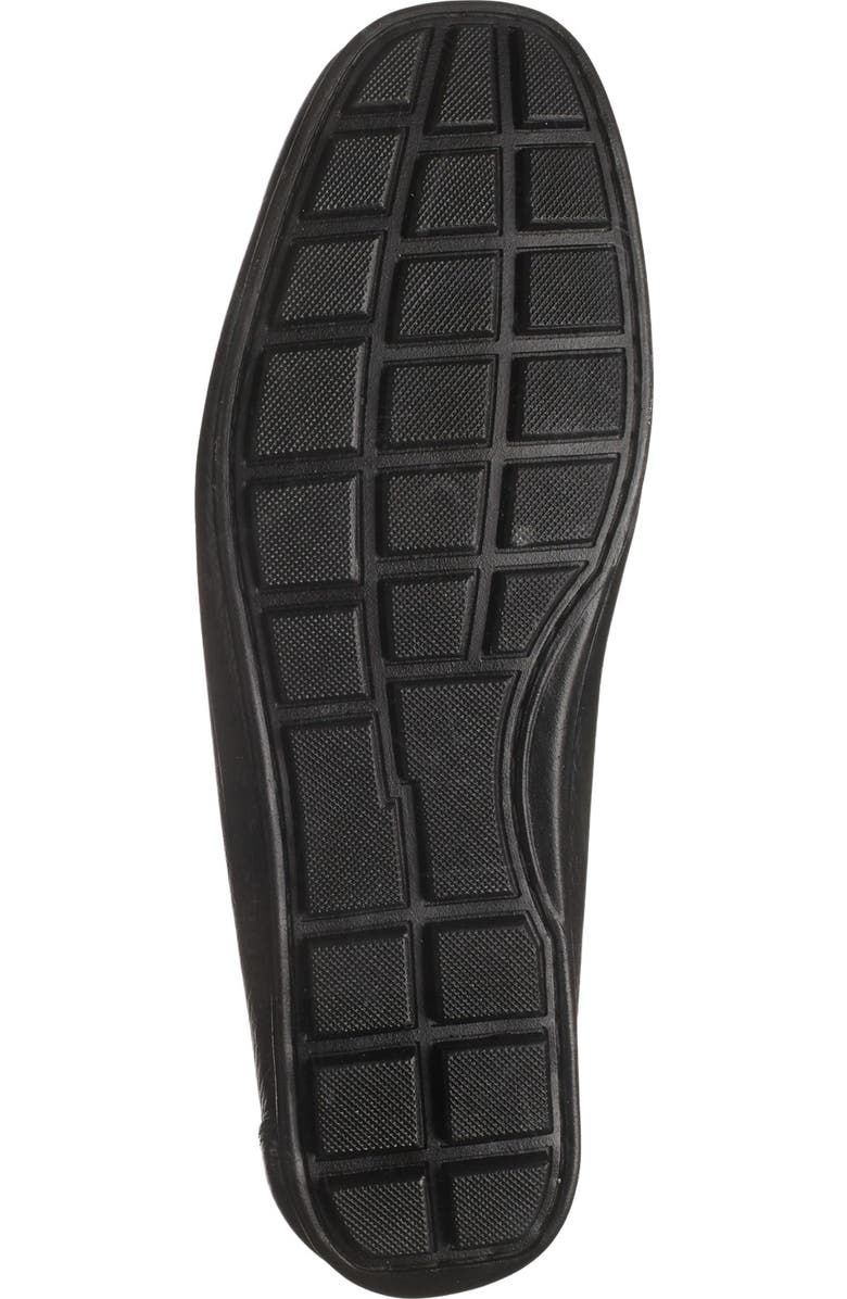 NORDSTROM RACK Lancer Driver Loafer, Alternate, color, Black Leather