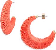 Nordstrom Wrapped Half Hoop Earrings
