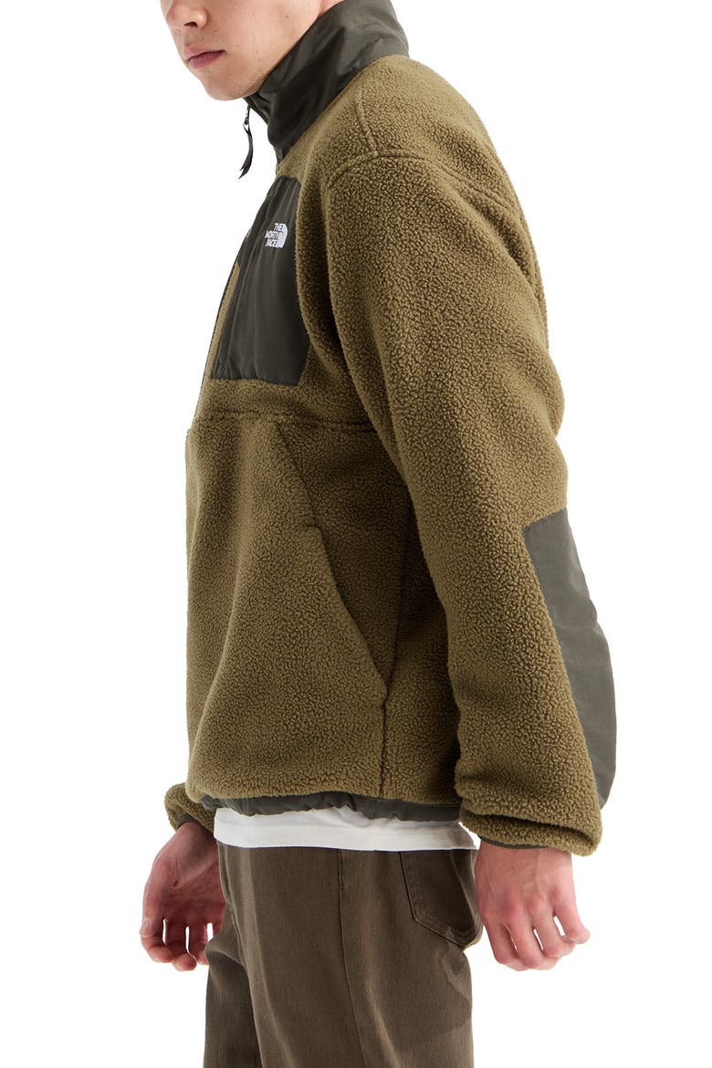 Yumiori Off Peak Recycled Fleece Half Zip Pullover, Alternate, color, CARAWAY SEED/ NEW TAUPE GREEN