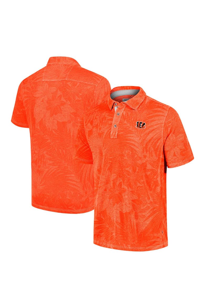 Men's Tommy Bahama Gray Cincinnati Bengals Sport Santiago Paradise Polo, Alternate, color, Gray