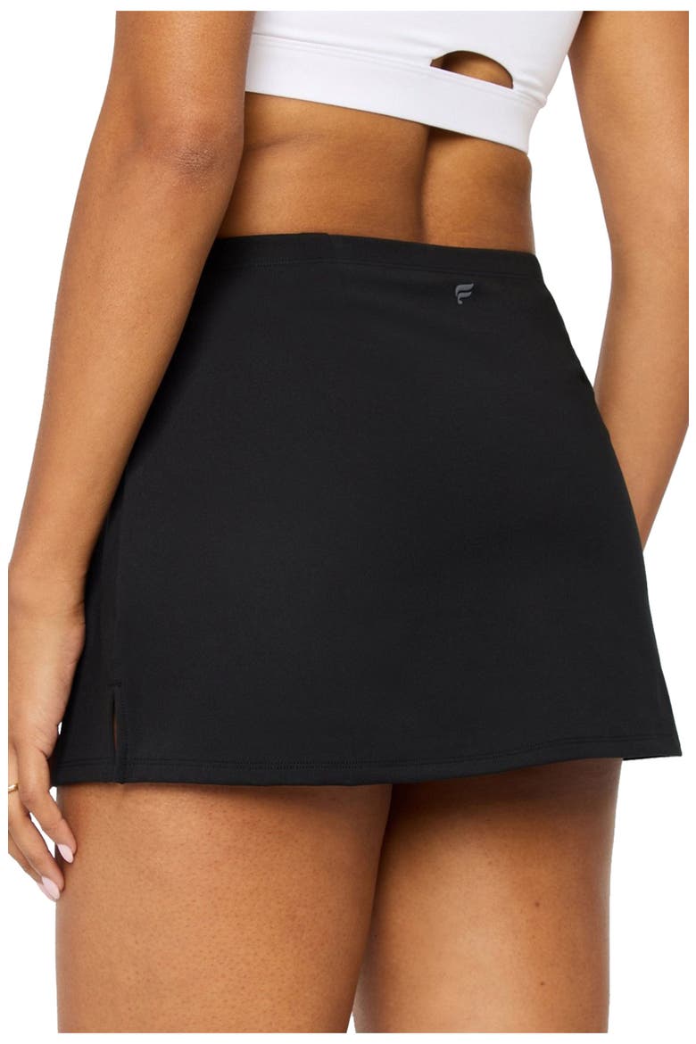 PureLuxe Mini Skirt, Alternate, color, Black