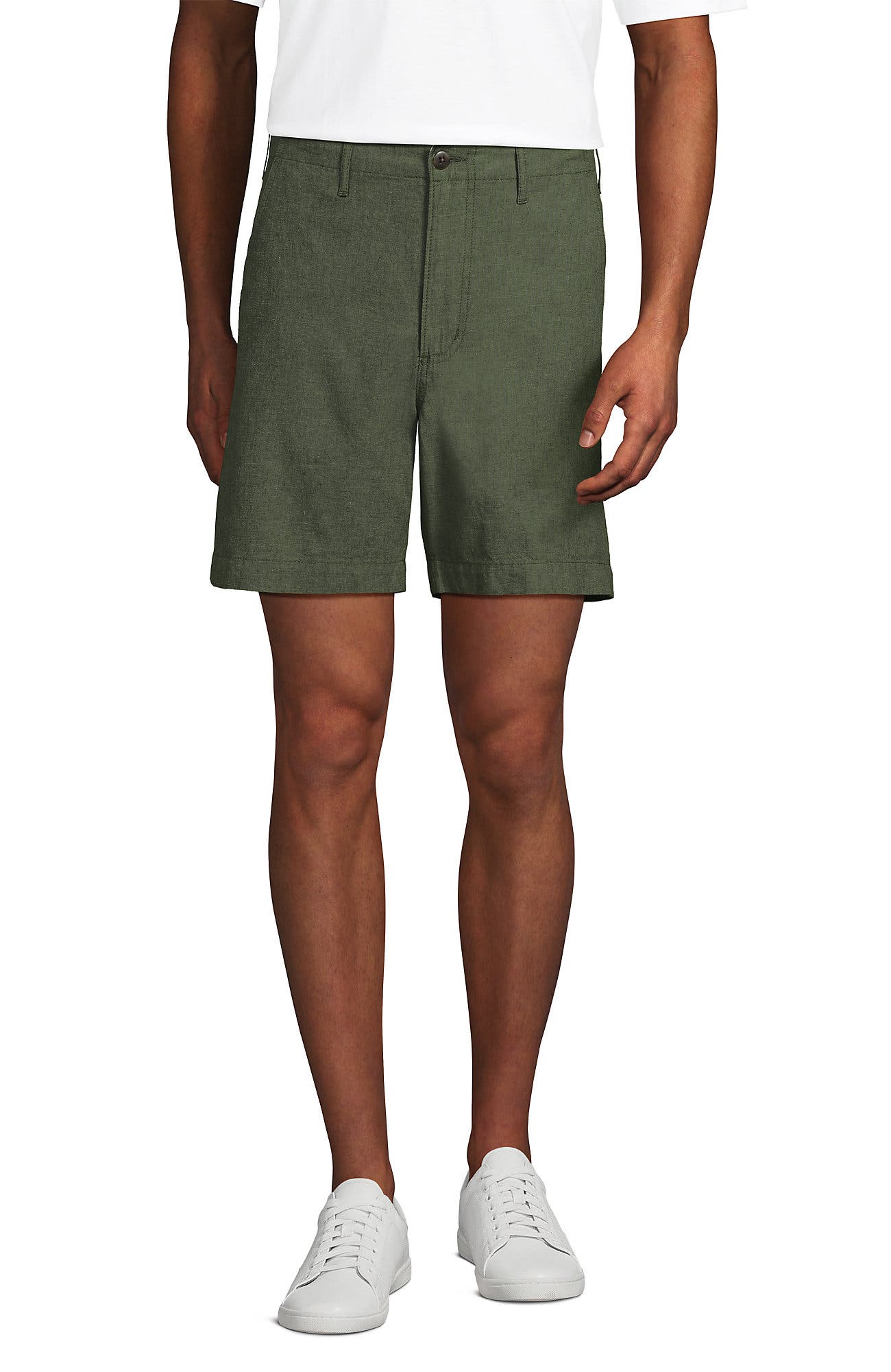 7" Classic Fit Linen Blend Short - image 5