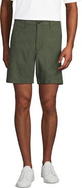 Lands' End 7" Classic Fit Linen Blend Short