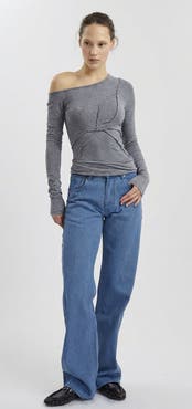 Mother of All Pepper Long Sleeved Off Shoulder T Shirt