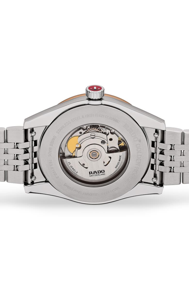 RADO Tradition Golden Horse Automatic Bracelet Watch, 42mm, Alternate, color, 