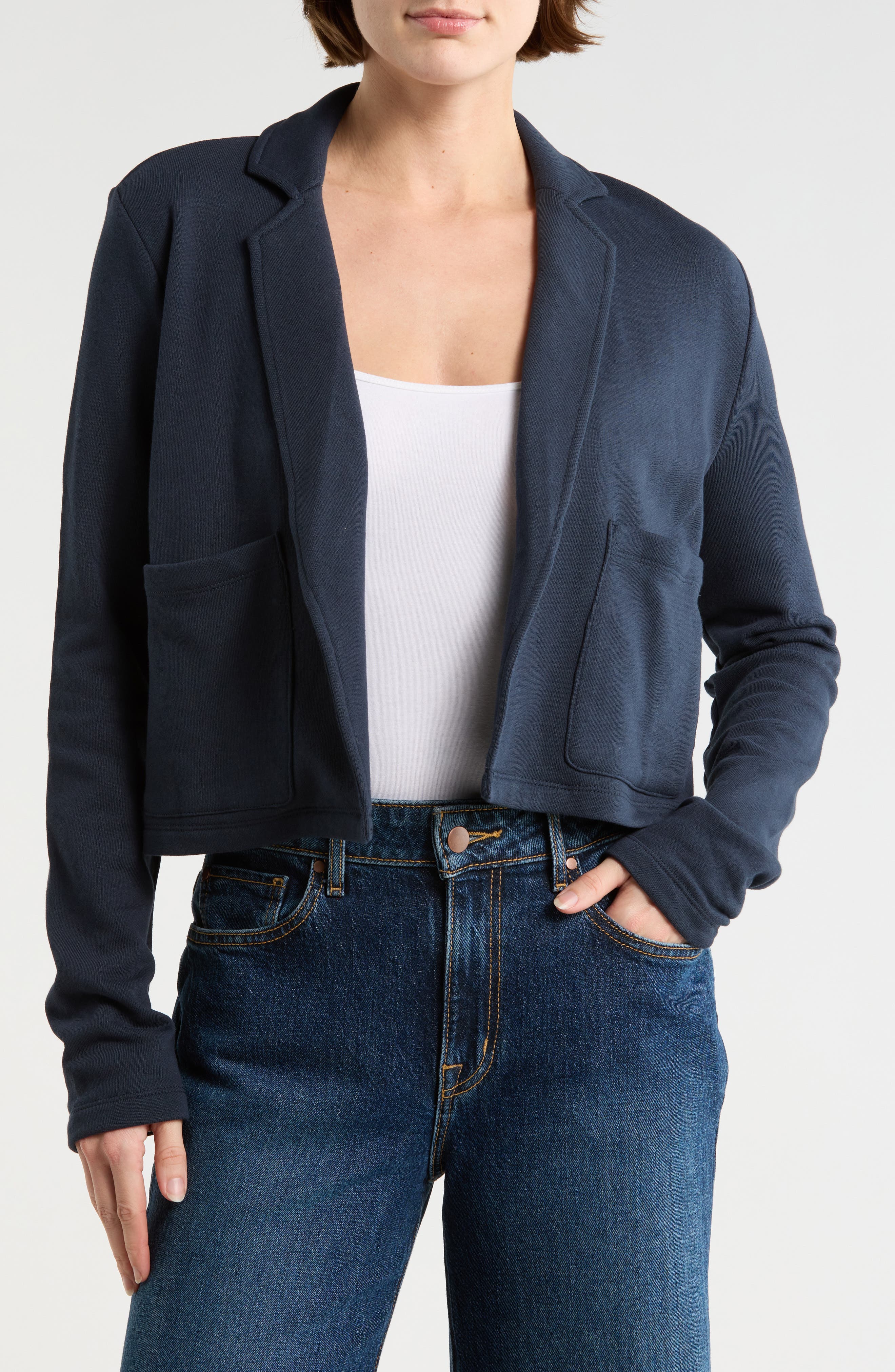 Open Front Blazer Cardigan - image 3