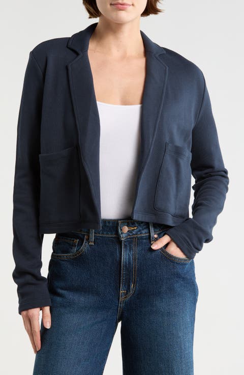 Open Front Blazer Cardigan