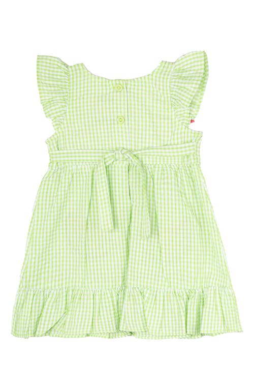Rare Editions Baby Girls Watermelon Seersucker Dress