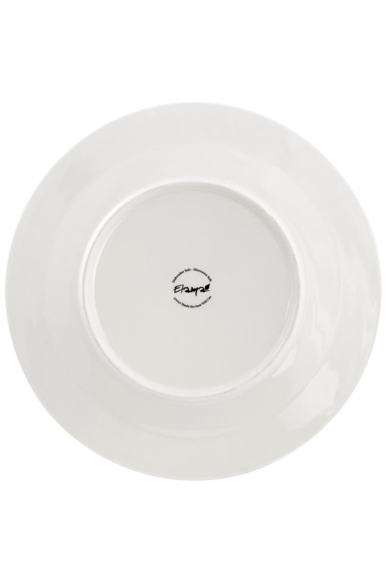 6 Piece Stoneware Dinner Plate Set, Alternate, color, White