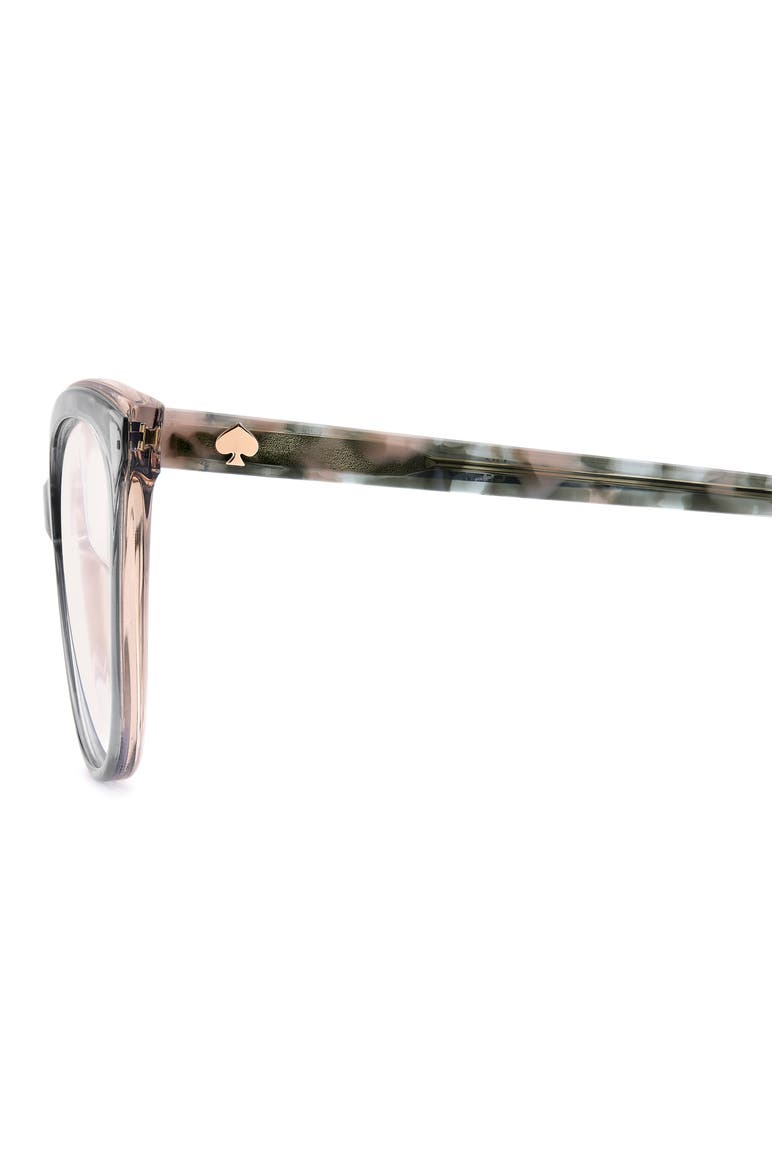 kariane 55mm oval reading glasses, Alternate, color, GREY PINK
