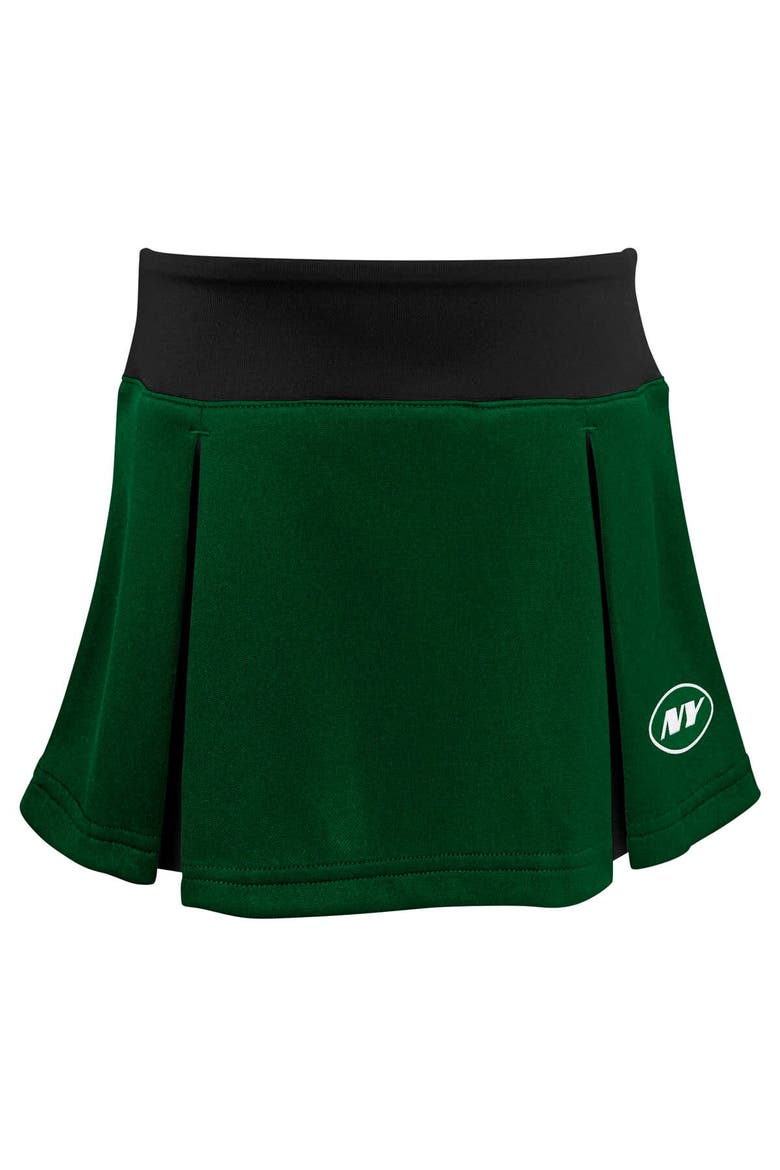 Girls Preschool Green New York Jets Spirit Cheerleader Two-Piece Set with Bloomers, Alternate, color, Green