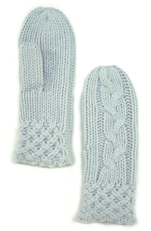 Chunky Cable Knit Mittens