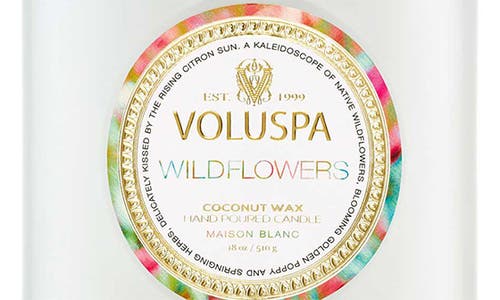 Voluspa Wildflowers Scented Large Jar Candle In Wildflowers