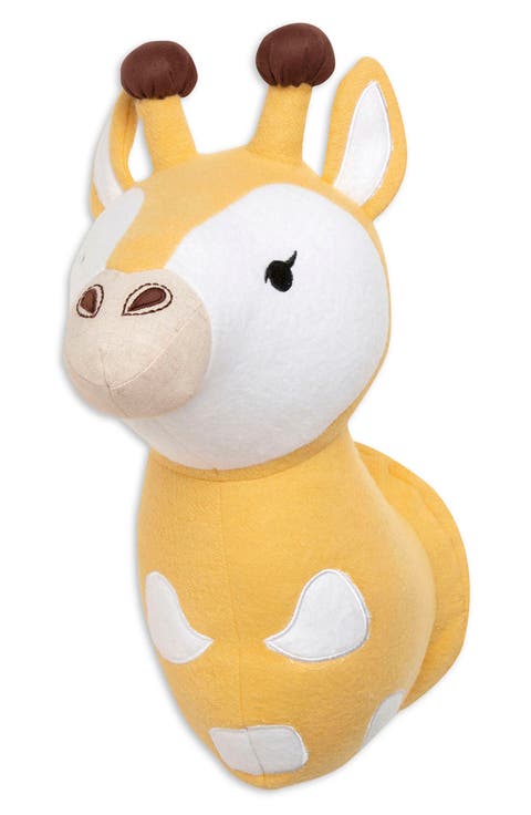 Safari Animal Plush Head Wall Art