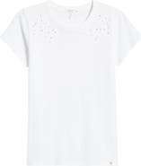 rag & bone Studded Cotton T-Shirt