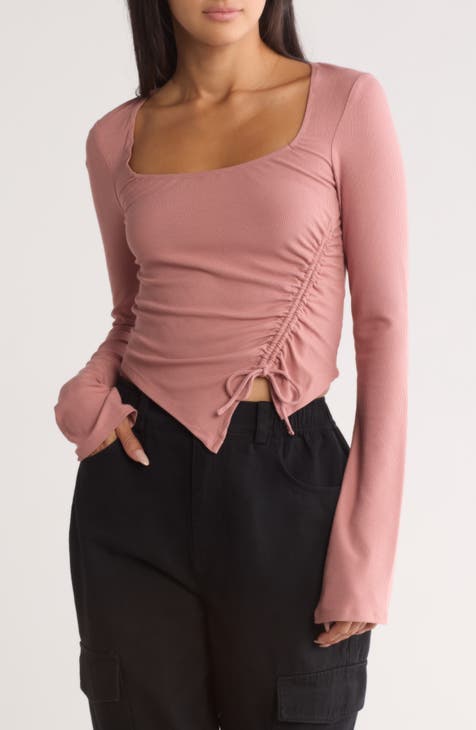 Square Neck Asymmetric Top