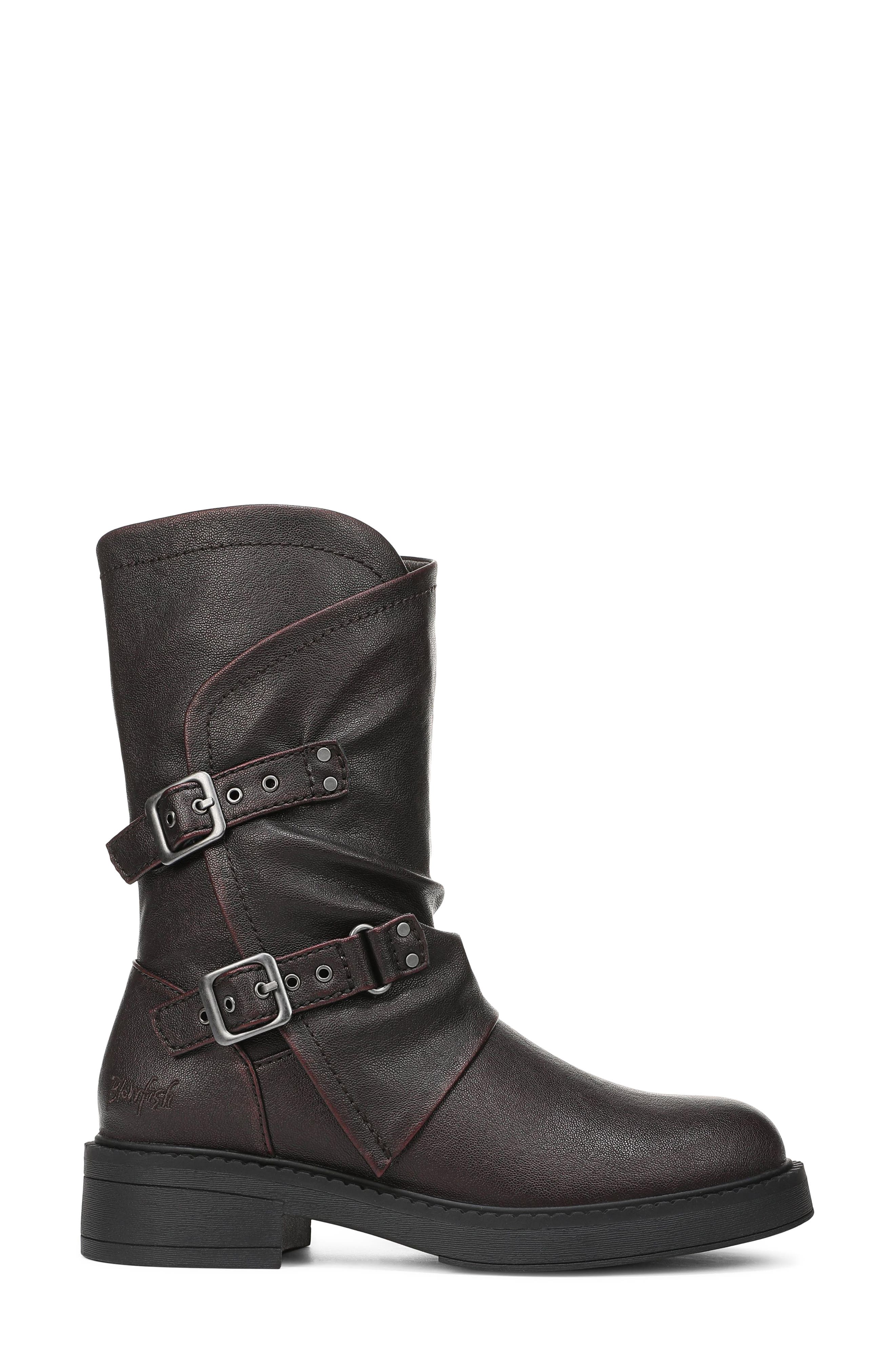 Venice 2 Faux Leather Boot, Alternate, color, WINE FAUX LEATHER