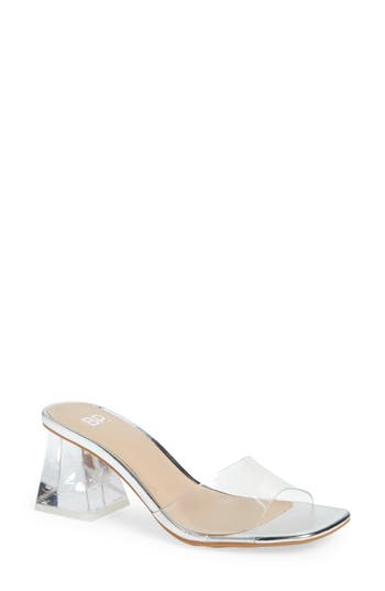 Bp. Brooks Sandal In Silver- Clear