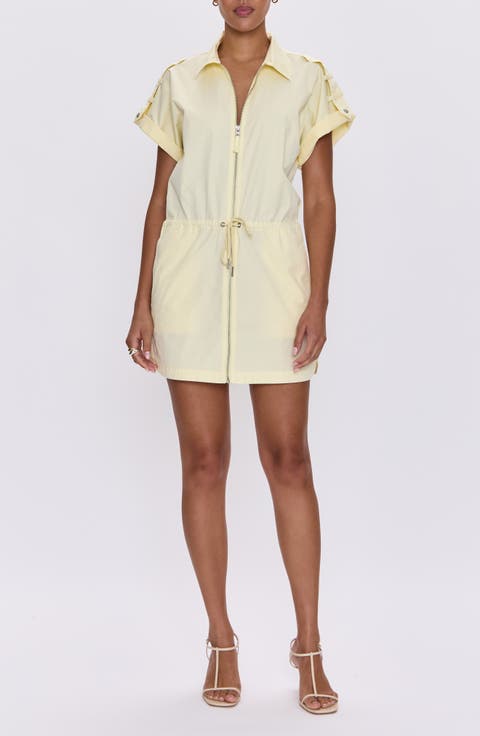 Meg Zip Utility Minidress