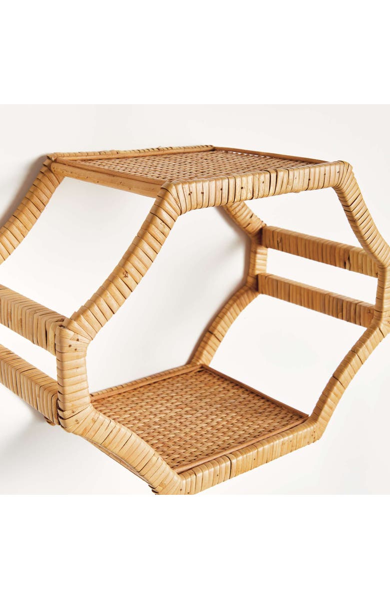 Napa Home & Garden Bedford Woven Single Tier Decorative Wall Shelves, Set of 3, Alternate, color, 