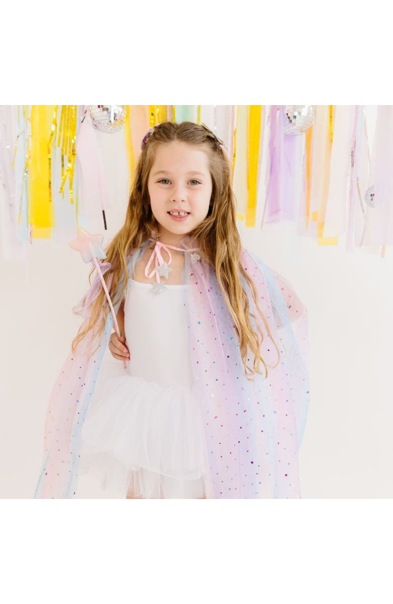 Sweet Wink Purple Galaxy Cape, Alternate, color, 