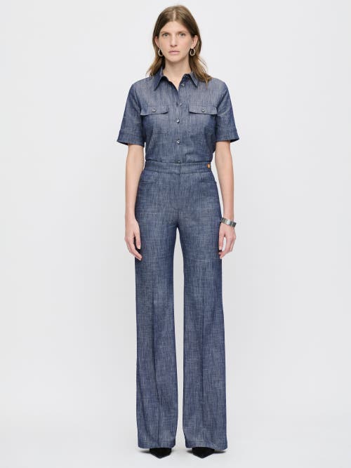Callas Milano Tonne High-rise Stretch Denim Pants In Blue