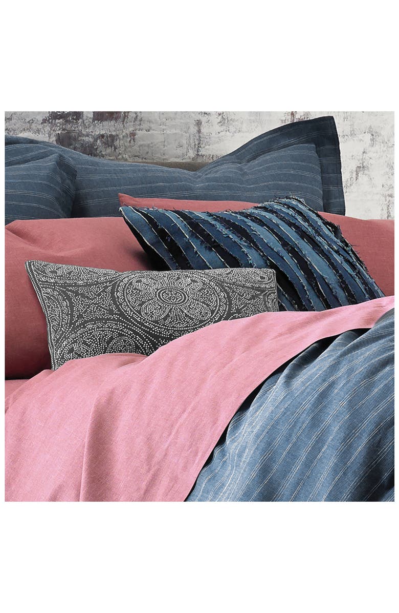 Tommy Hilfiger Destroyed Denim Accent Pillow, Alternate, color, 