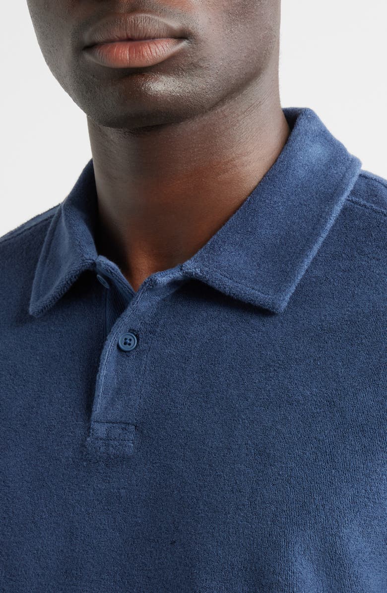 Fair Harbor The Ravello Terry Cloth Polo, Alternate, color, Navy
