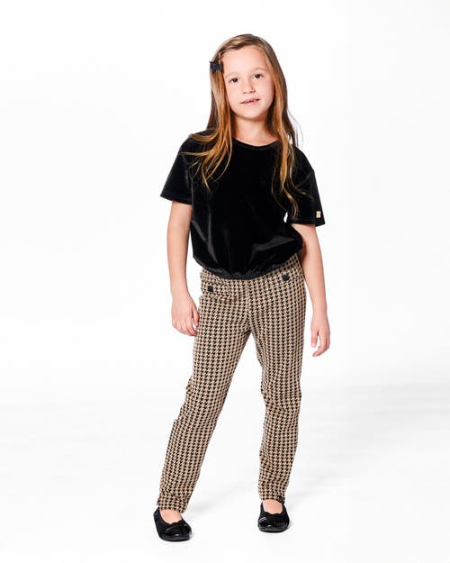Deux Par Deux Jacquard Knit Pant With Welt Pocket In Black