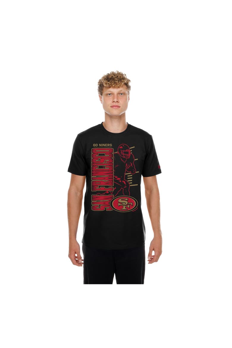 Men's New Era Black San Francisco 49ers Training Camp T-Shirt, Main, color, Black