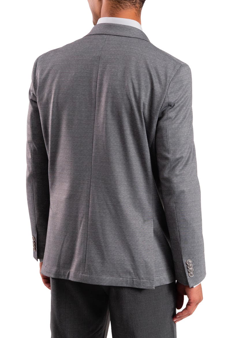 Tic Knit Sport Coat, Alternate, color, GREY