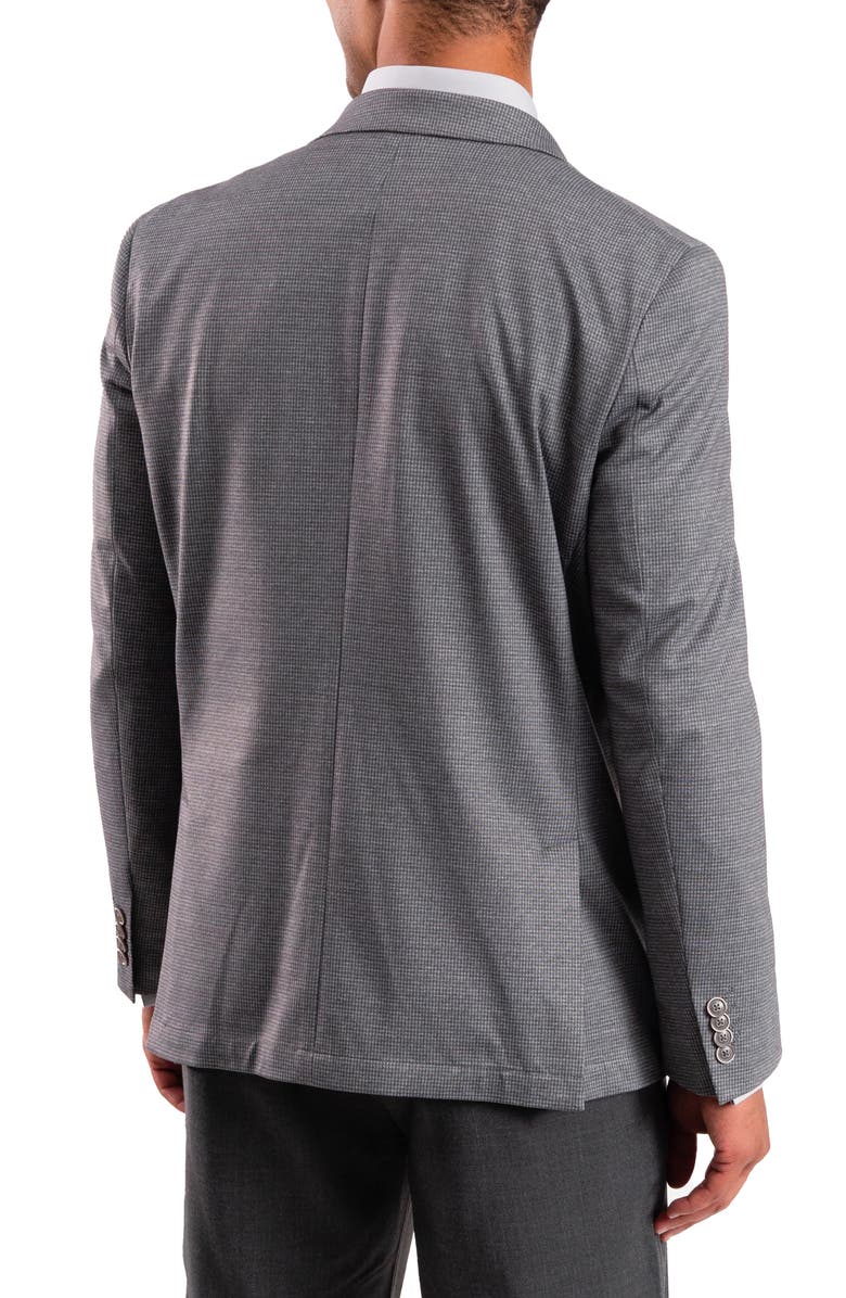 SAVILE ROW CO Tic Knit Sport Coat, Alternate, color, Grey