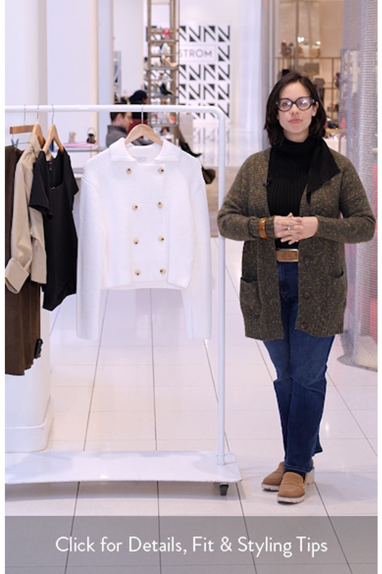 Double Breasted Sweater Jacket video