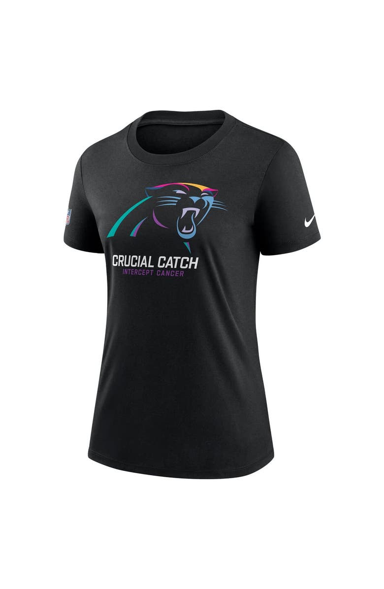 Nike Women's Nike  Black Carolina Panthers 2024 NFL Crucial Catch Tri-Blend T-Shirt, Alternate, color, 