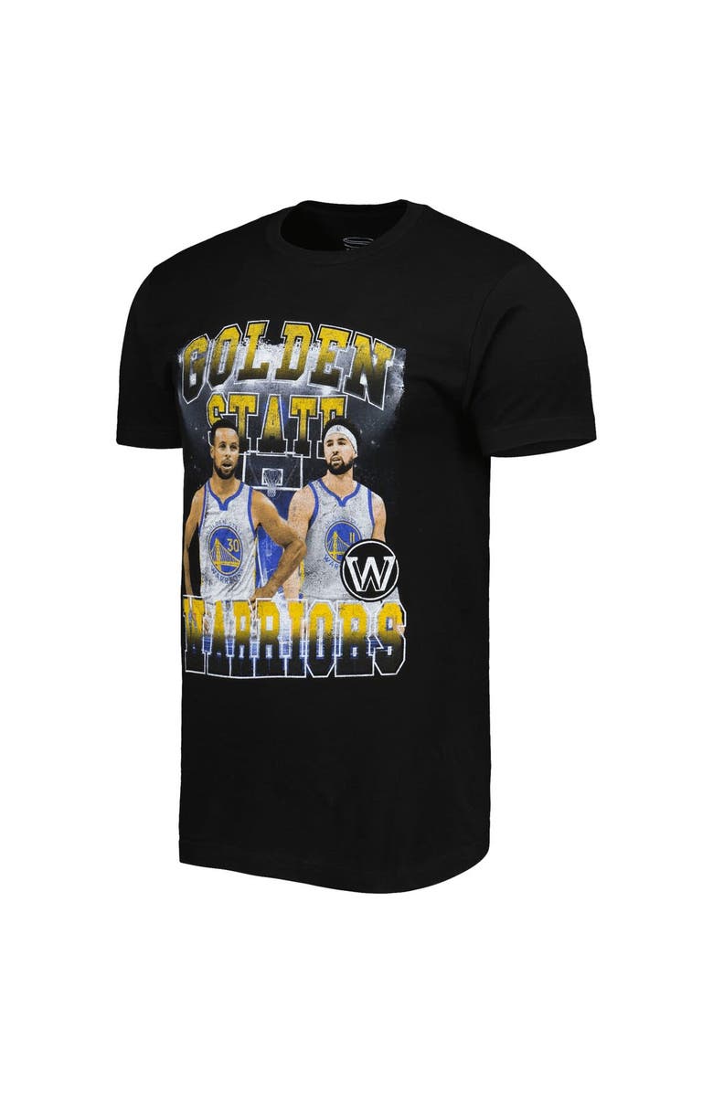 Stadium Essentials Unisex Stadium Essentials Stephen Curry & Klay Thompson Black Golden State Warriors Player Duo T-Shirt, Alternate, color, 