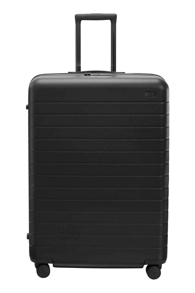 The Large Flex Suitcase, Main, color, JET BLACK