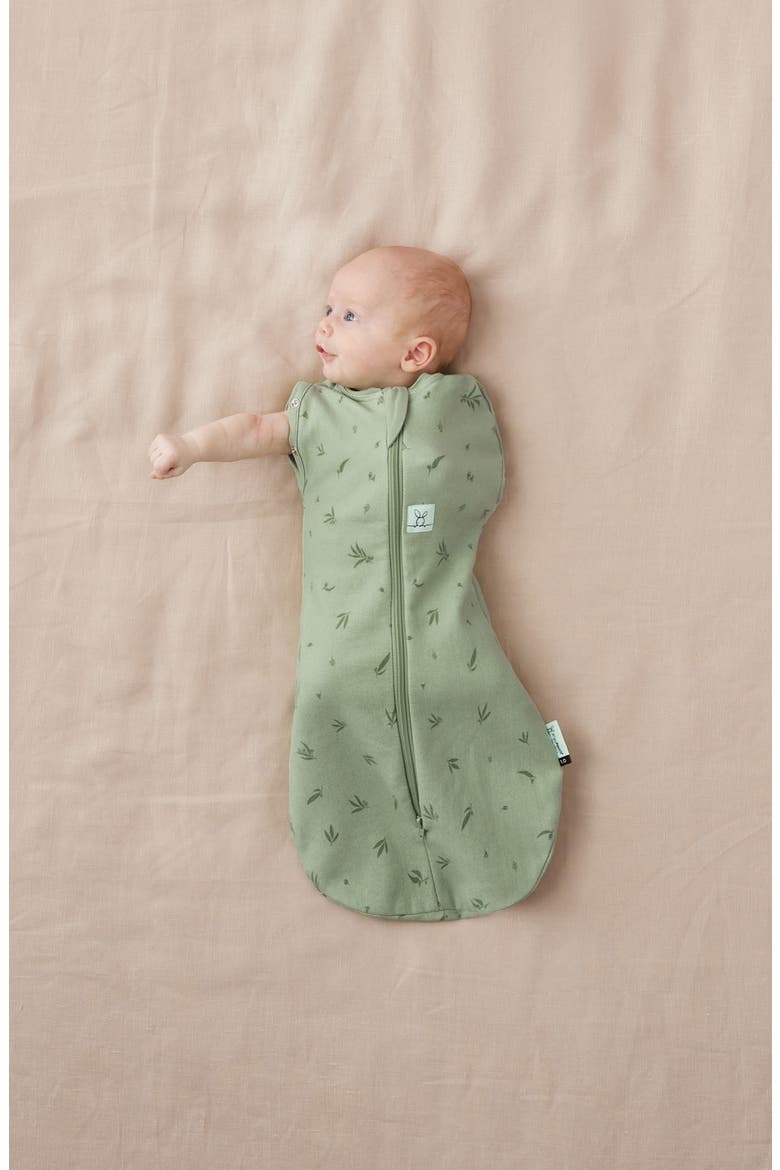 1.0 TOG Organic Cotton Cocoon Swaddle Sack, Alternate, color, WILLOW
