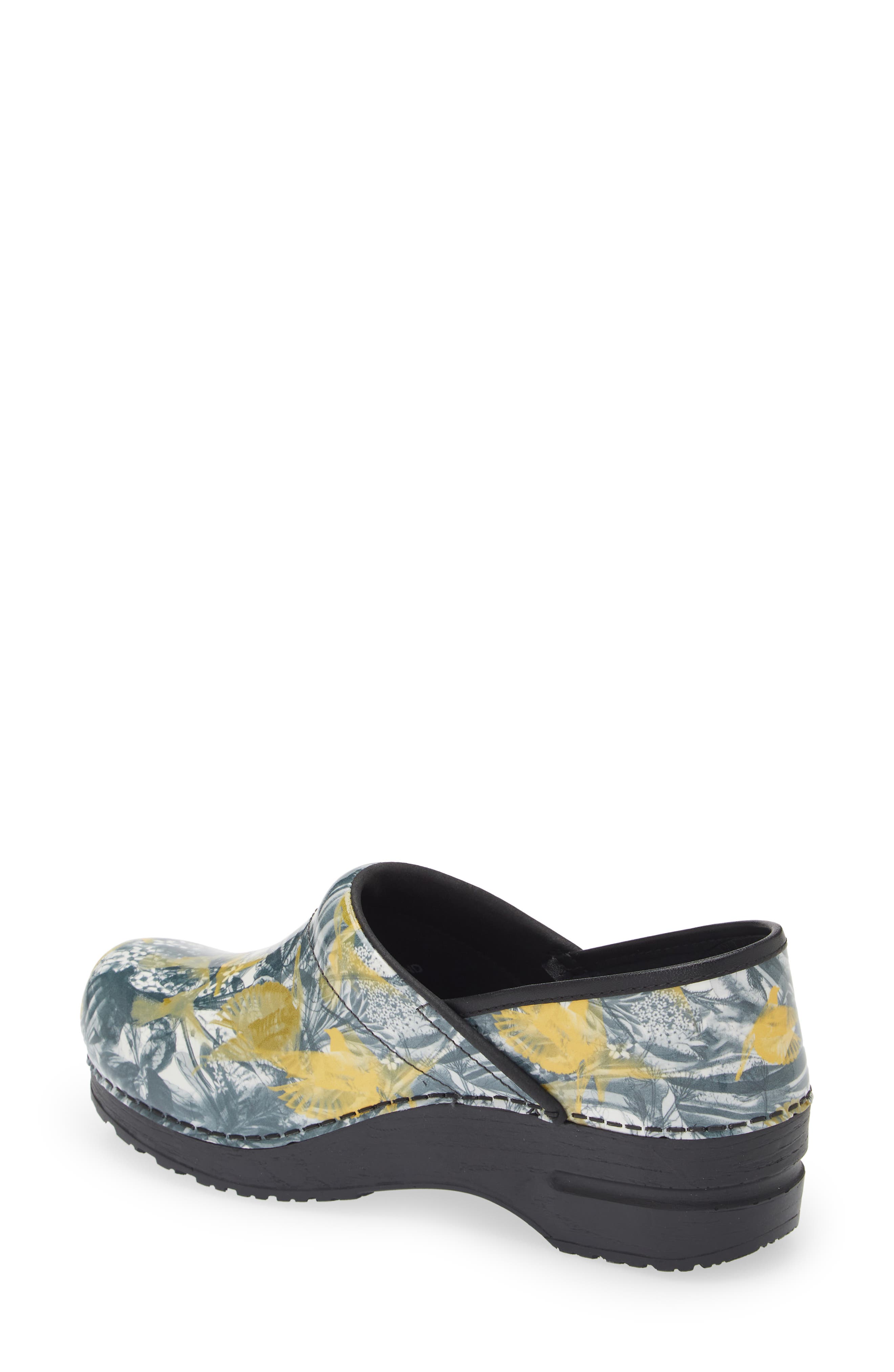 Sanita Flyaway Clog, Alternate, color, Yellow/ Grey