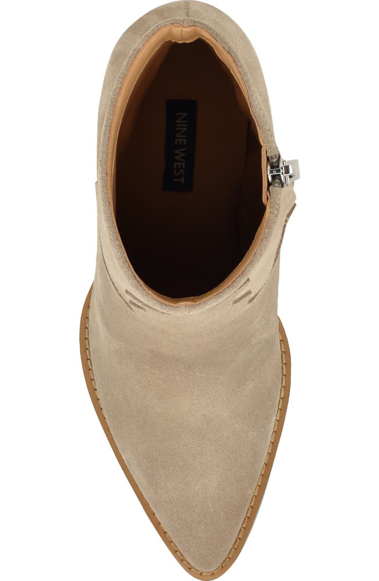 Nine West Taytay Pointed Toe Bootie, Alternate, color, Tau01