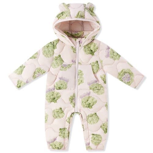 Milkbarn Down Jumpsuit In Green